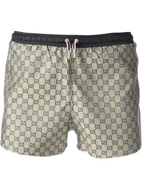 mens gucci swim shorts sale|Gucci bikini swimsuit.